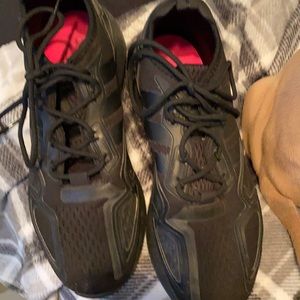 Black adidas size 9 worn a couple times he bought the wrong size.